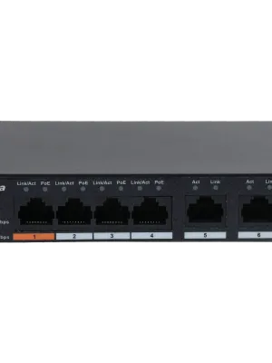 DAHUA CS4006-4GT-60 4 PORT 4XGE-2XGE YÖNETİLEBİLİR 60W POE SWİTCH