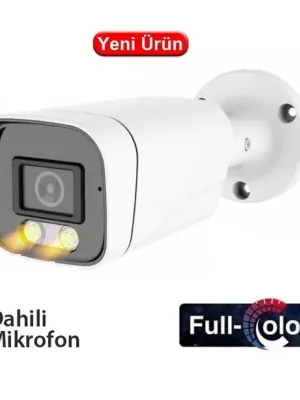 EZCOOL EZ-2315IPS 5MP 3.6MM FULLCOLOR SESLİ METAL POE IP BULLET KAMERA
