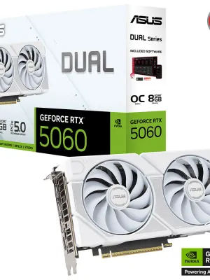 ASUS DUAL-RTX5060-O8G-WHITE 8GB 128BIT VGA