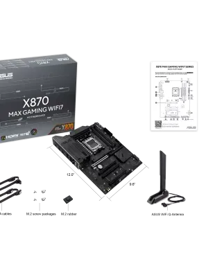 ASUS X870 MAX GAMING WIFI7 AMD AM5 DDR5 ANAKART