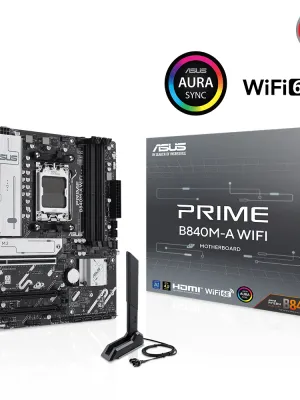 ASUS PRIME B840M-A WIFI AMD  DDR5 mATX ANAKART