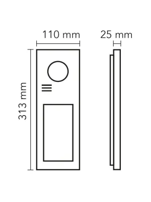 7″ Dokunmatik Ekranlı IP Zil Paneli (Dokunmatik Ekranlı)
