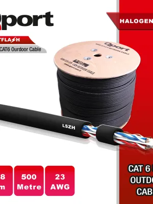 QPORT Q-CATFLASH 500M LSZH CAT6 OUTDOOR KABLO