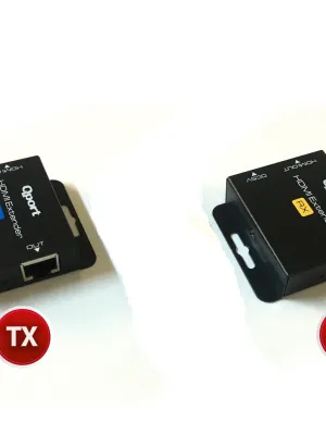 QPORT Q-HEX2 HDMI EXTENDER CAT6 60M 2 Lİ PAKET
