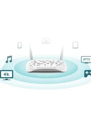 TP-LINK TD-W9960 4PORT ADSL/VDSL 300Mbps MODEM/ROUTER