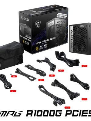 MSI MPG A1000G PCIE5 1000W 80+ GOLD POWER SUPPLY