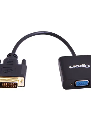  QPORT Q-VDV2 DVI TO VGA 24+1 ÇEVİRİCİ
