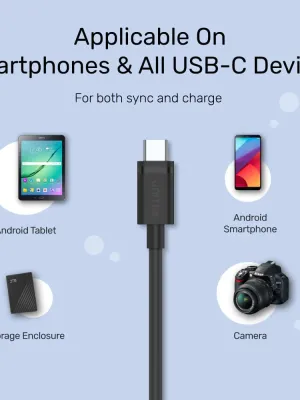 UNITEK USB3.0 TO USB-C ŞARJ 1.5MT (C14103BK-1.5M)