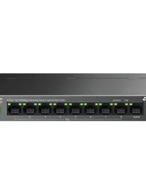 TP-LINK LS109P 9PORT 10/100 POE SWITCH