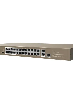 TENDA TEF1126P-24-250W 24PORT 10/100 YÖNETİLEMEZ POE SWITCH