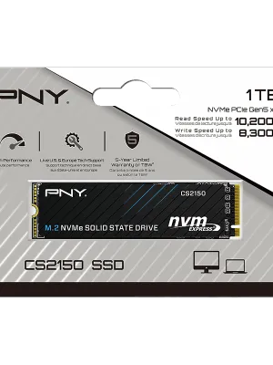 PNY CS2150 1TB 10200/8300 MB/s M.2 NVMe SSD (M280CS2150-1TB-TB)