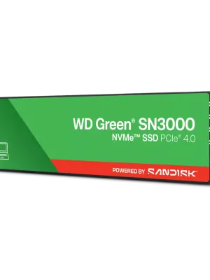 500GB WD GREEN M.2 NVMe SN3000 5000/4000MB/s WDS500G5G0E SSD