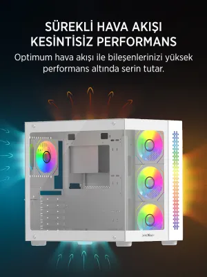 JAMES DONKEY STARK S800 4X ARGB WHITE KASA 750W