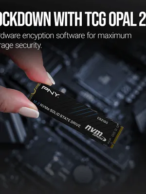 PNY CS2150 2TB  10200/8500 NVMe PCIe Gen5x4 M.2 SSD (M280CS2150-2TB-TB)