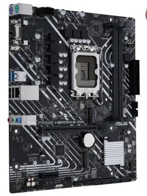 ASUS PRIME H610M-E D4-CSM DDR4 3200MHz DP HDMI M.2 mATX 1700p