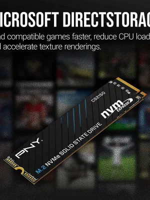PNY CS2150 2TB  10200/8500 NVMe PCIe Gen5x4 M.2 SSD (M280CS2150-2TB-TB)