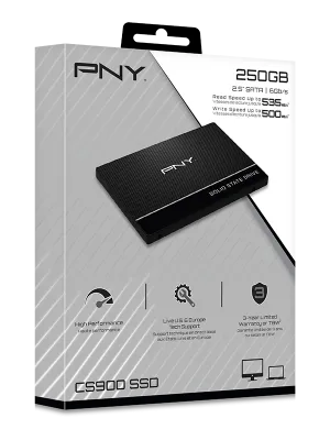 PNY CS900 250GB 535/500MB/s 2,5" SATA3 SSD (SSD7CS900-250-RB)