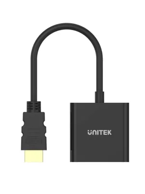 UNITEK HDMI TO VGA SES DESTEKLİ 1080P (Y-6333)