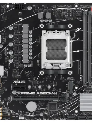 ASUS PRIME A620M-K DDR5 6400+(OC) HDMI VGA M.2 AM5