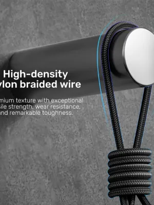 UNITEK TYPE-C 3in1 ŞARJ 1.5MT 20W (C14101BK-1.5M)
