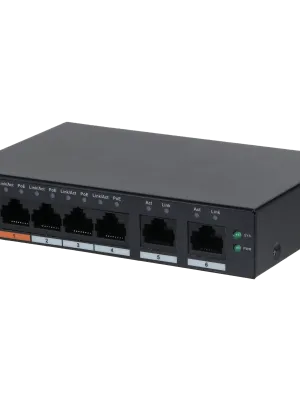 DAHUA CS4006-4GT-60 4 PORT 4XGE-2XGE YÖNETİLEBİLİR 60W POE SWİTCH