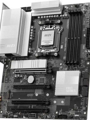 MSI PRO B850-P WIFI AM5 DDR5 8200MHZ(OC) HDMI 3x M.2 USB 10Gbs 5G LAN WI-FI 7 ATX