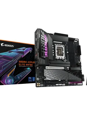 GIGABYTE B860M AORUS ELITE WIFI6E LGA1851 DDR5 9200MHz ANAKART