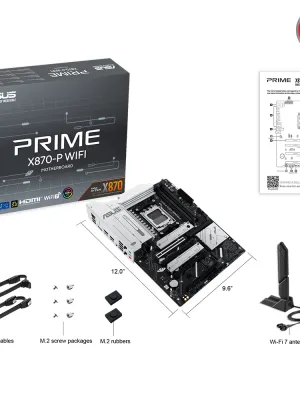 ASUS PRIME X870-P WIFI AMD X870 SOKET AM5 DDR5 800