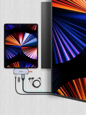 UNITEK USB-C 4in1 UNIVERSAL DOCKING IPAD (D1070A)