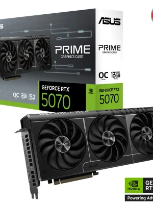 ASUS PRIME GEFORCE RTX 5070 PRIME-RTX5070-O12G 12GB GDDR7 OC EDITION 192 BIT GAMING EKRAN KARTI
