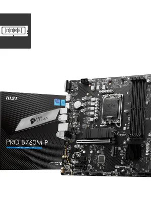 MSI PRO B760M-P DDR5 6800MHz(OC) M.2 HDMI mATX 1700p