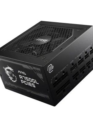 MSI MAG A750GL PCIE5 750W 80+GOLD POWER SUPPLY