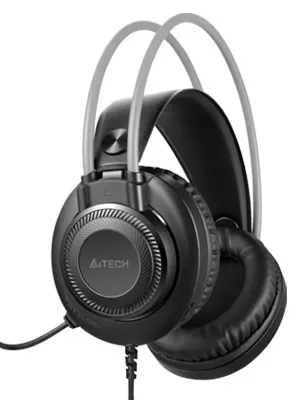 A4 TECH FH-200U SİYAH GRİ MİKROFONLU KULAKLIK USB
