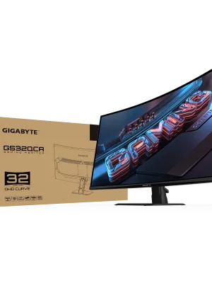 31.5" GIGABYTE GS32QCA 1MS 180HZ 2K HDMI MONITOR