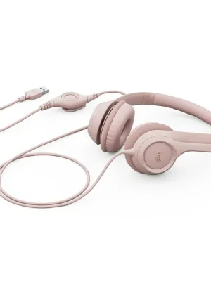 LOGITECH H390 MIKROFONLU PEMBE KULAKLIK 981-001281