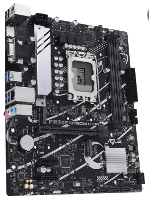 ASUS PRIME B760M-K D4 DDR4 5333MHz(OC) RGB M.2 mATX 1700p
