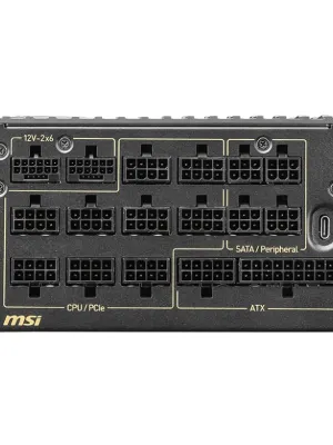 MSI MEG AI1600T PCIE5 1600W80+ TITANIUM FULMODULAR