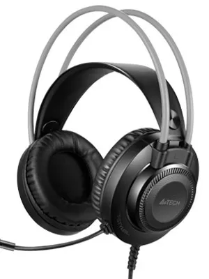 A4 TECH FH-200U SİYAH GRİ MİKROFONLU KULAKLIK USB
