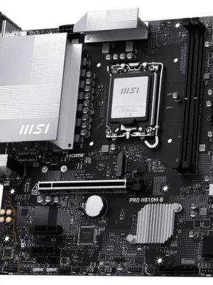 MSI PRO H810M-B DDR5 6400MHz (OC) M.2 mATX 1851P