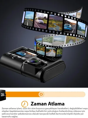 PRUVEEO D30 WI-FI 4K ARAC KAMERASI
