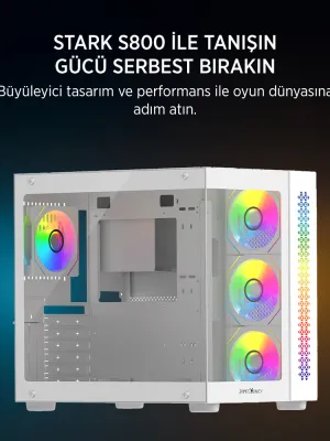 JAMES DONKEY STARK S800 4X ARGB WHITE KASA 750W