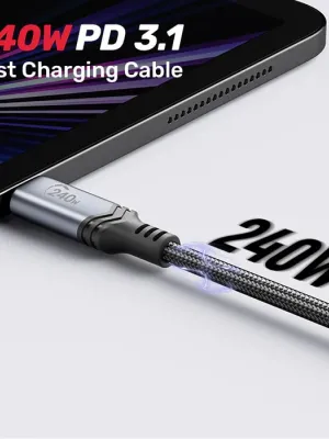 UNITEK TYPE-C HIZLI ŞARJ 2MT 240W (C14110GY-2M)