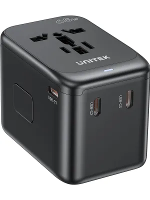 Unitek 65W Universal Travel Adaptör (P1122ABK01)