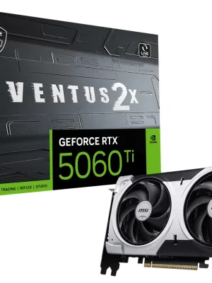 MSI GEFORCE RTX 5060 TI 8G VENTUS 2X OC PLUS 8GB GDDR7 128B DX12 PCIE 5.0 X16 (3XDP 1XHDMI)