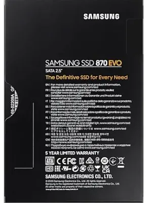 1TB SAMSUNG 870 560/530MB/s EVO MZ-77E1T0BW SSD (Resmi Distribütör Garantili)