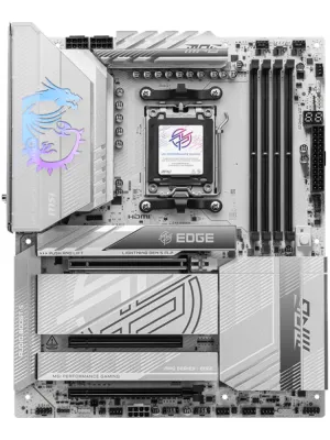 MSI MPG X870E EDGE TI WIFI AM5 DDR5 8400MHZ(OC) USB4 4x M.2 HDMI 5G LAN WIFI 7 RGB ATX