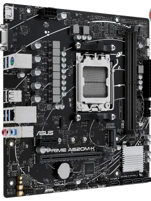 ASUS PRIME A620M-K DDR5 6400+(OC) HDMI VGA M.2 AM5
