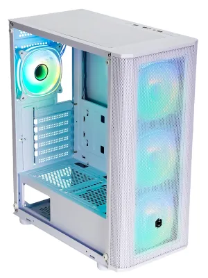 FRISBY CM-106 650W 80+ ARGB FAN MESH BEYAZ KASA