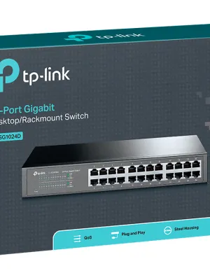 TP-LINK TL-SG1024D 24PORT 10/100/1000 YÖNETİLEMEZ SWITCH