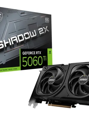 MSI GEFORCE RTX 5060 TI 16GB SHADOW 2X OC PLUS